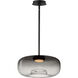 Bombona LED 16 inch Black Single Pendant Ceiling Light