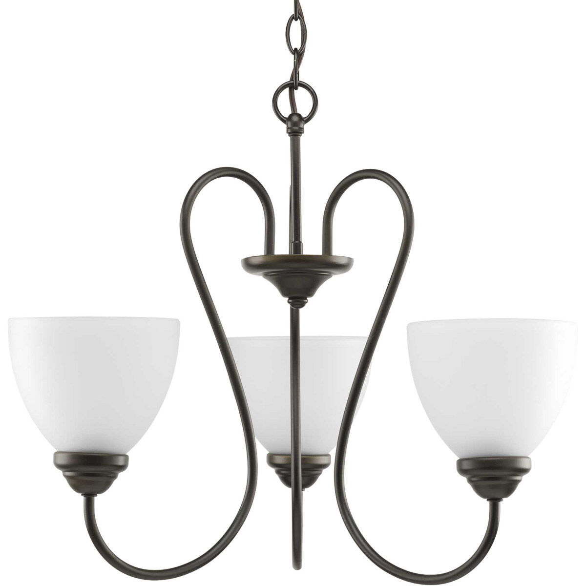 Heart 3 Light 21.69 inch Chandelier