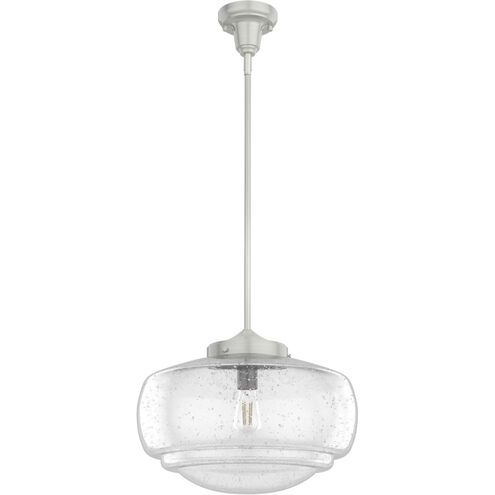 Saddle Creek 1 Light 16 inch Brushed Nickel Pendant Ceiling Light, Large