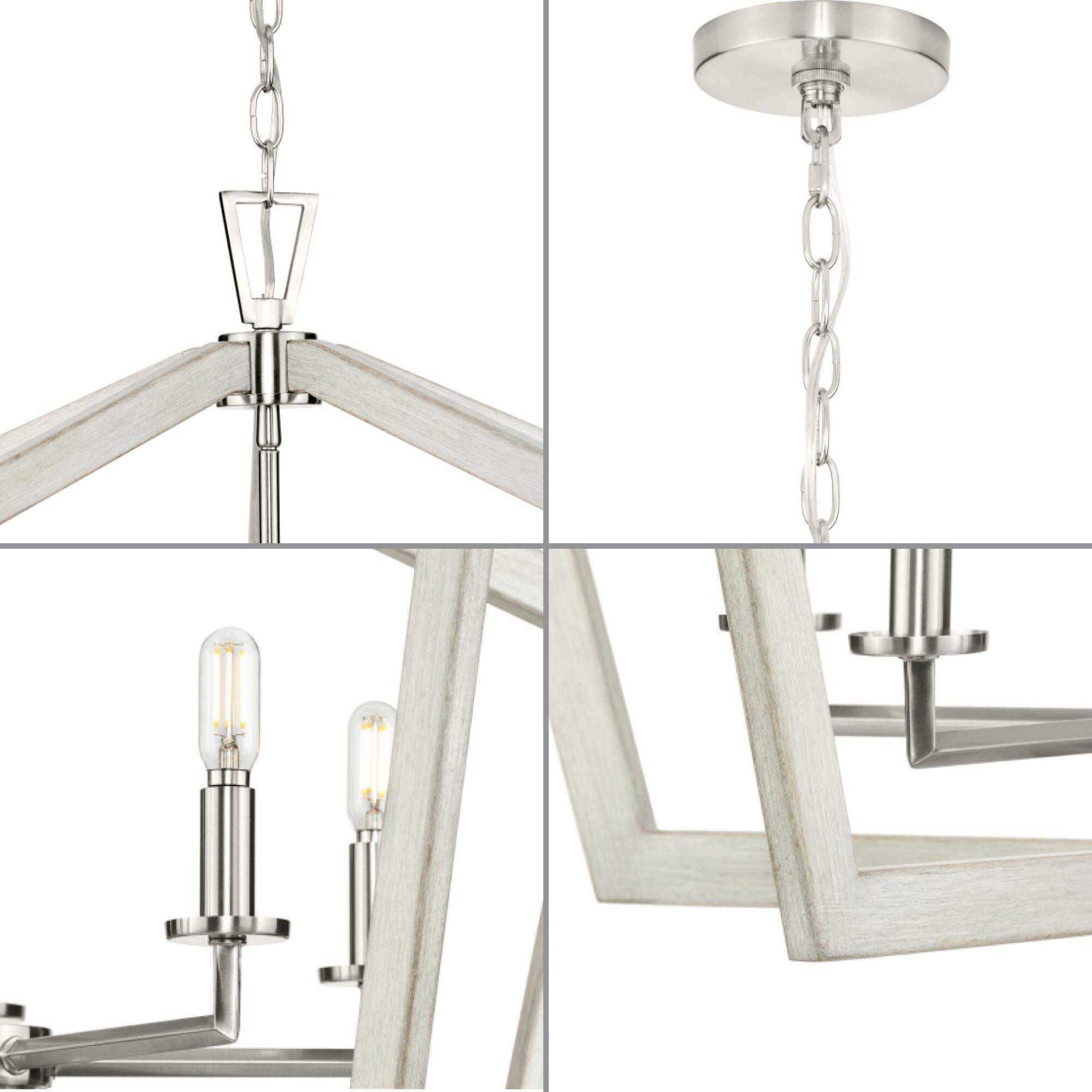 Galloway 5 Light 28 inch Brushed Nickel Pendant Ceiling Light