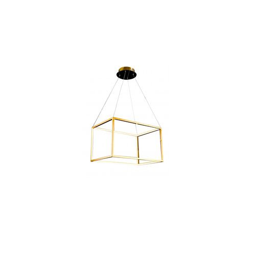 Canada LED 16 inch Gold Pendant Ceiling Light, Stainless Steel Gold Frame