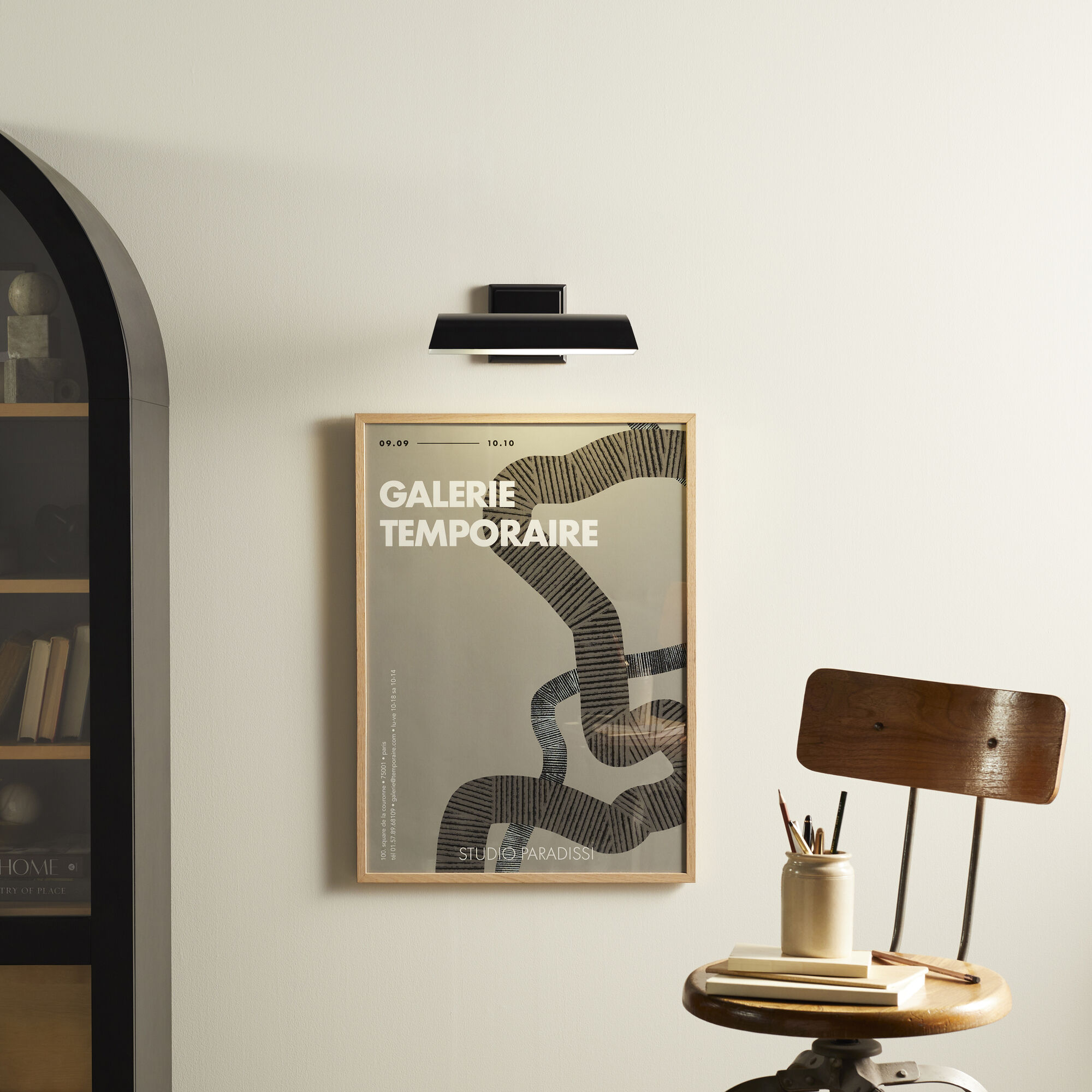 Carston 13 watt 12.25 inch Black Picture Light Wall Light