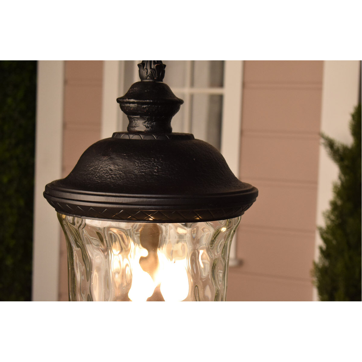 Carriage House DC 3 Light 13 inch Oriental Bronze Outdoor Hanging Lantern