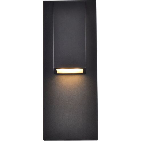 Raine 13 inch Black Outdoor Wall Light