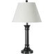 Hotel 28 inch 100 watt Dark Bronze Table Lamp Portable Light