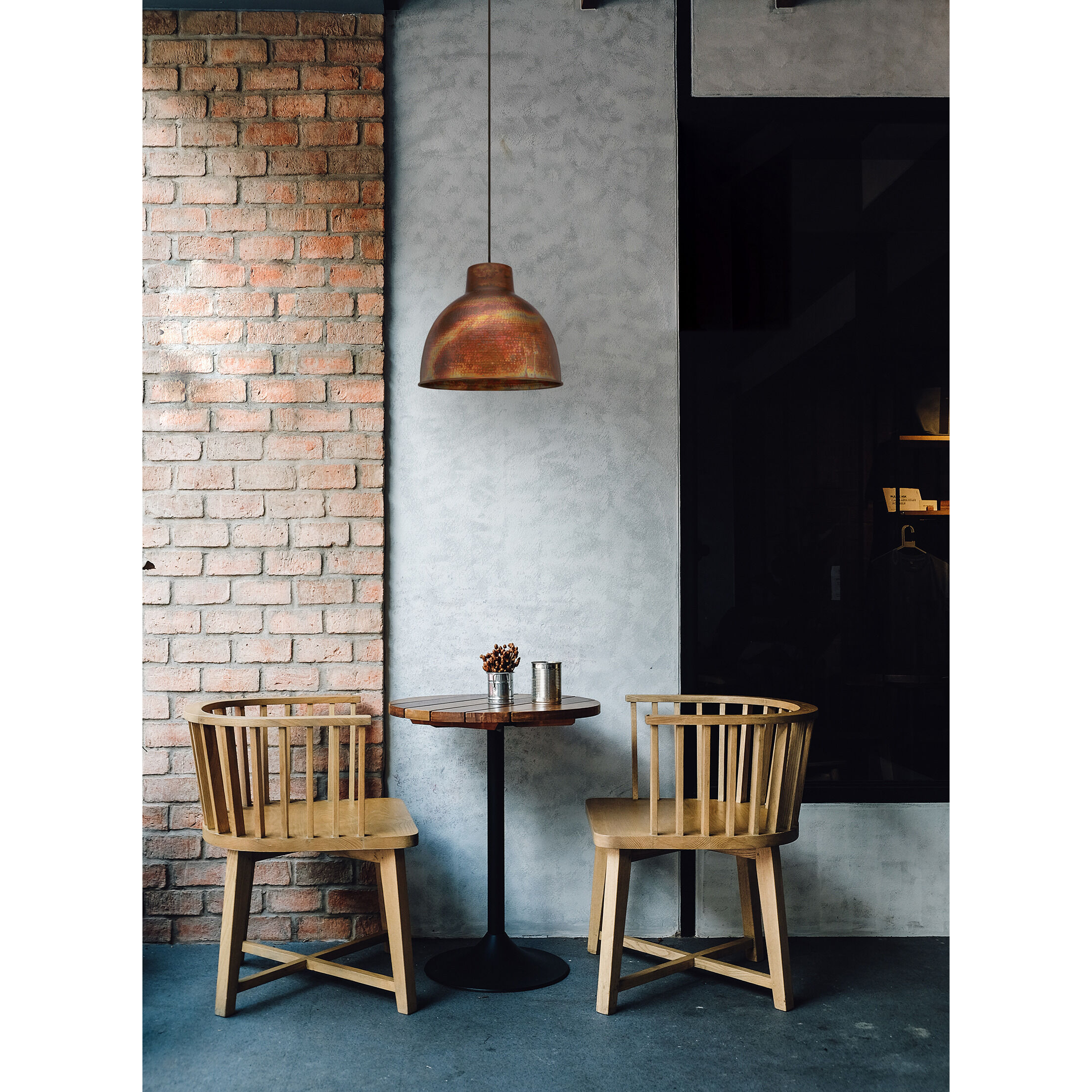 Charita 1 Light 16.5 inch Burnt Copper Pendant Ceiling Light in Incandescent