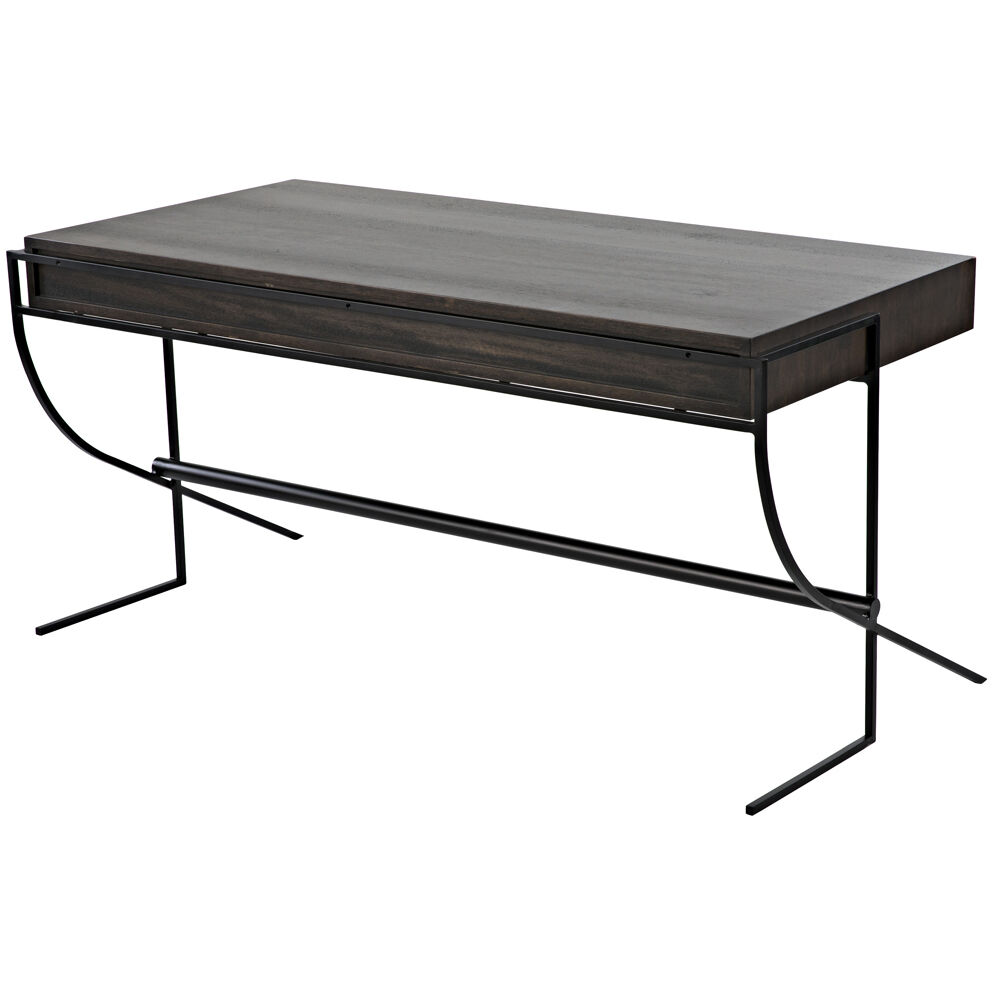 Frank 62.5 X 31 inch Ebony Walnut Desk