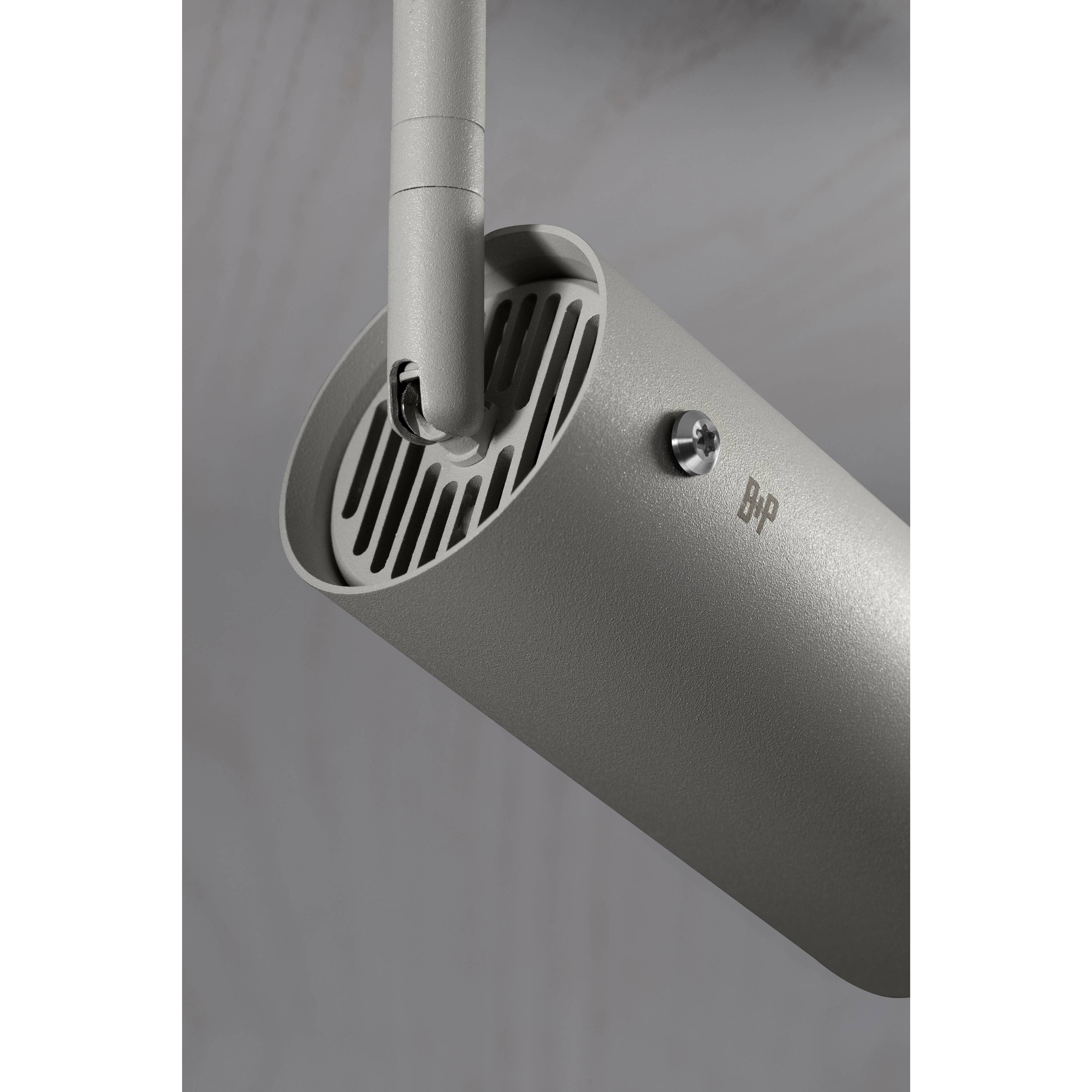 Exhaust Spot 1 Light 110-120 Stone / Burnt Steel Spotlight Ceiling Light