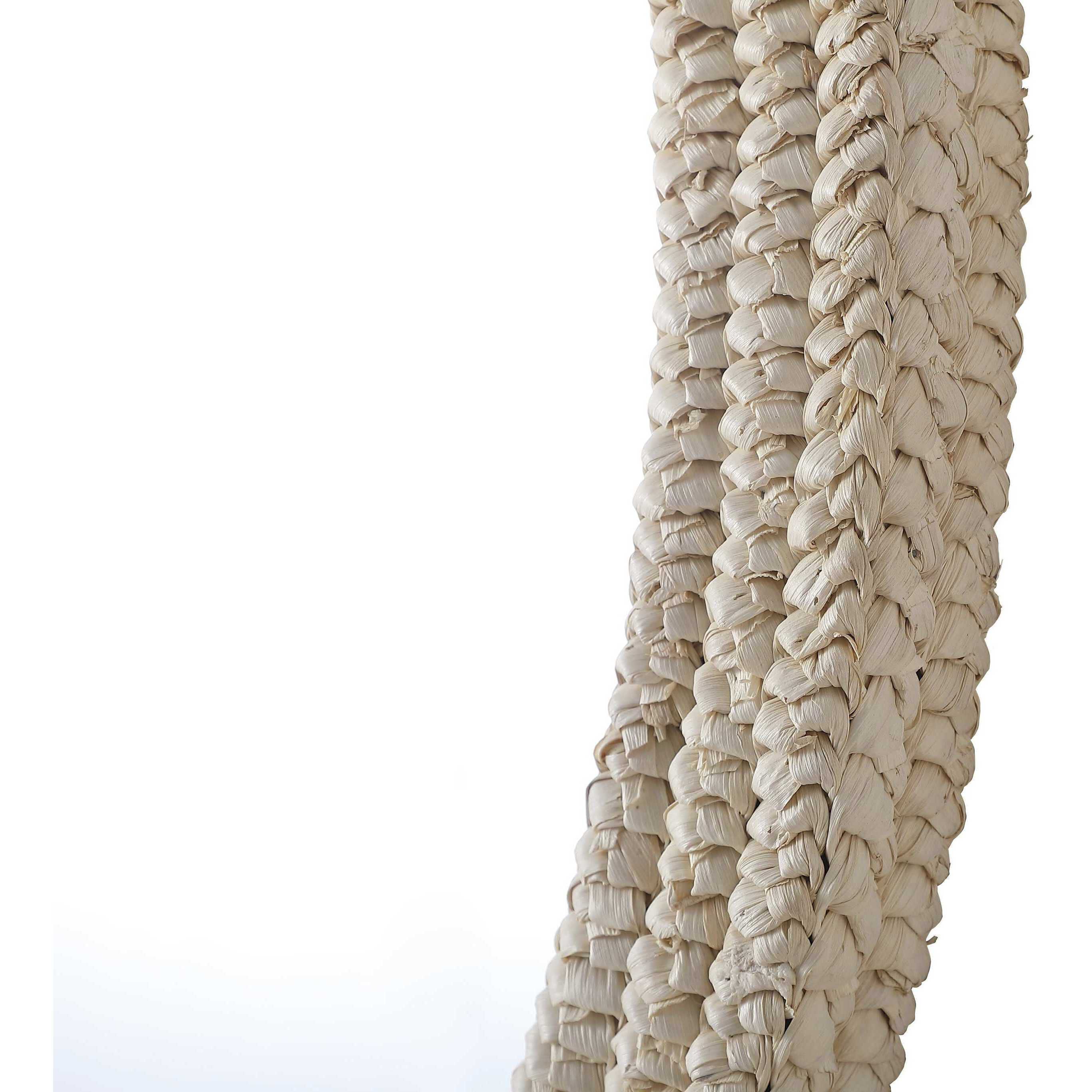 Marlowe 42 X 36 inch Linen White Mirror