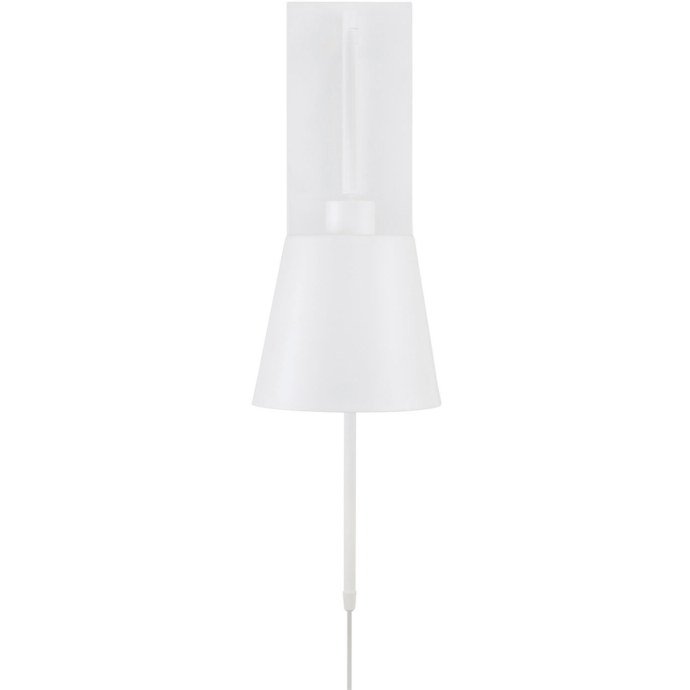 Alden 1 Light 6.75 inch Matte White Sconce Wall Light