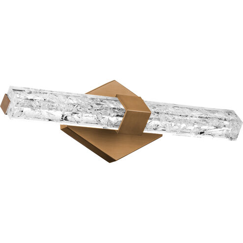 Regal LED 18 inch Aged Brass Bath Vanity & Wall Light in 18in.