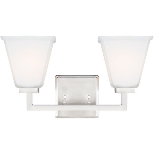 Ellis Harper 2 Light 16.13 inch Brushed Nickel Bath Vanity Wall Sconce Wall Light