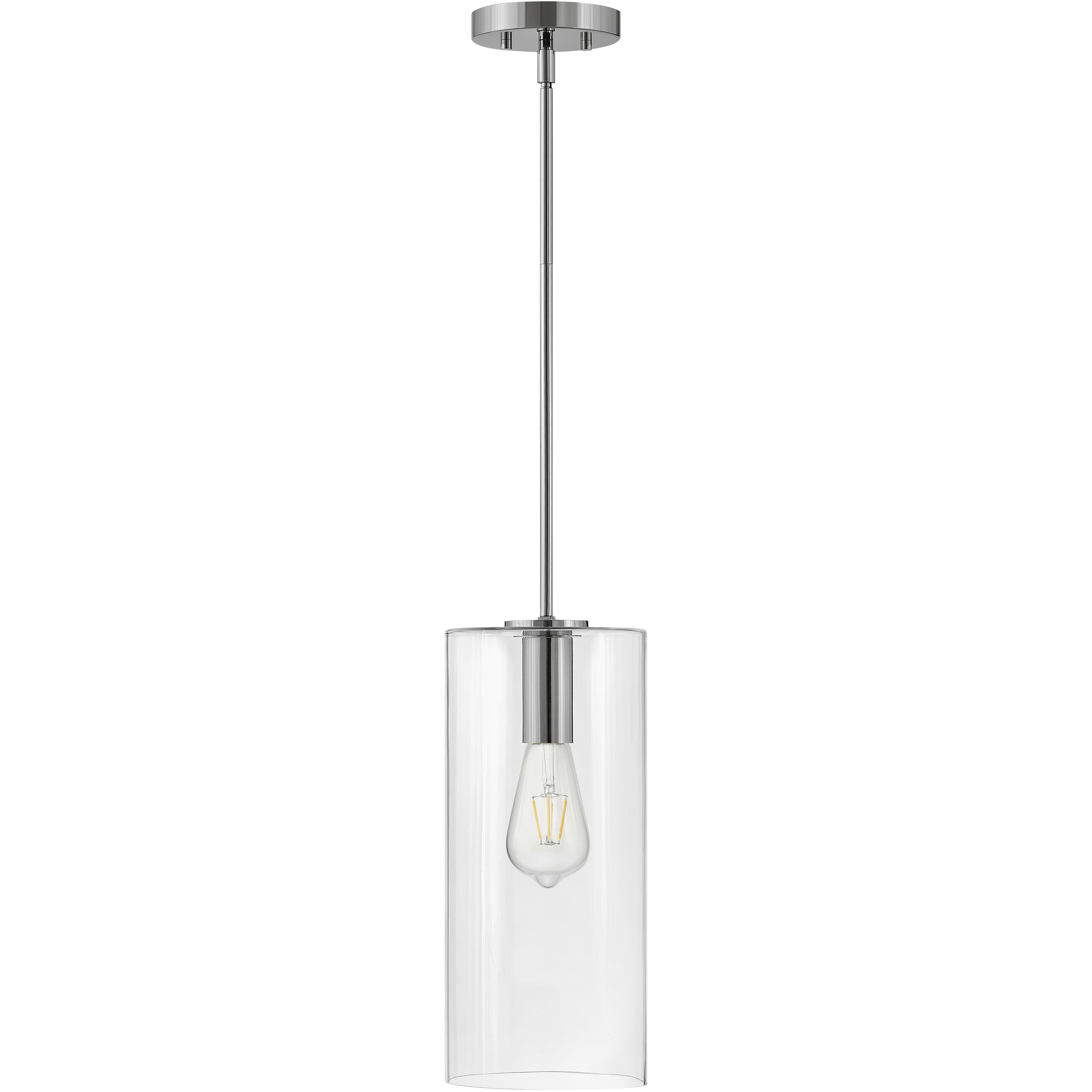 Lane LED 7 inch Polished Nickel Pendant Ceiling Light