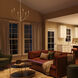 Jheni 6 Light 28 inch Brushed Gold Chandelier Ceiling Light