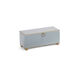 Chelsea House 14 inch Pastel Blue/Gold/Polished Brass Decorative Box