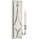 Chapman & Myers Mykonos LED 4.75 inch Polished Nickel Sconce Wall Light, Medium