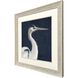 Blue Heron Blue and Beige Framed Art, Propac