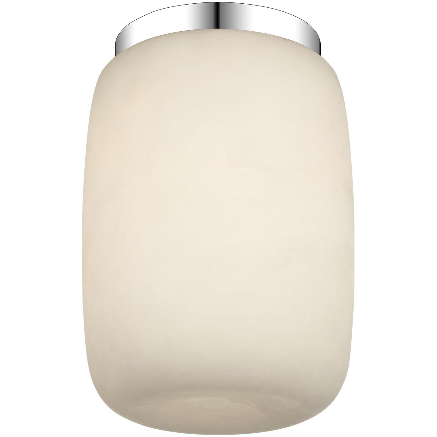 Kelly Wearstler Formosa LED 5.25 inch Alabaster and Polished Nickel Elongated Flush Mount Ceiling Light