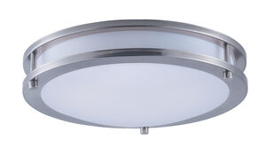 Linear LED LED 12 inch Satin Nickel Flush Mount Ceiling Light
