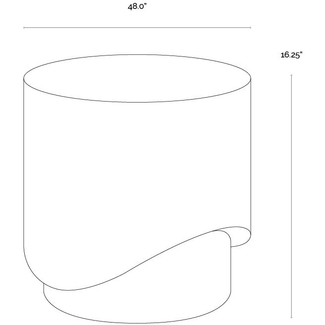 Patras 20 X 19.75 inch Cream / Light Brown Outdoor End Table