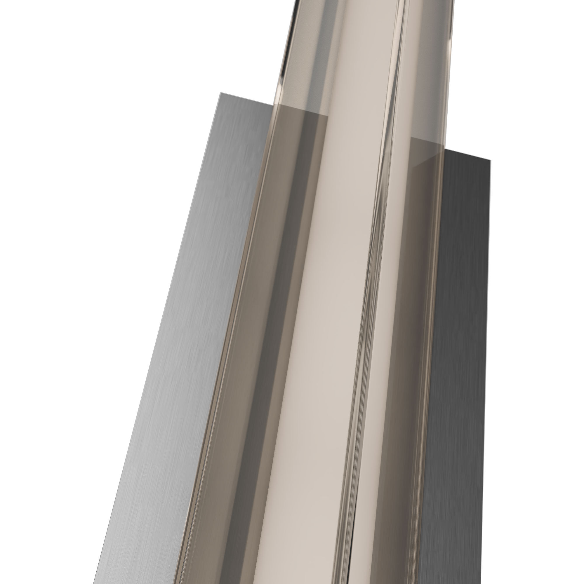 Boulevard LED 24 inch Brushed Nickel Bath Vanity & Wall Light in 3000K, dweLED