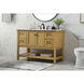 Metropolis 48 X 22 X 34 inch Natural Wood Vanity Sink Set