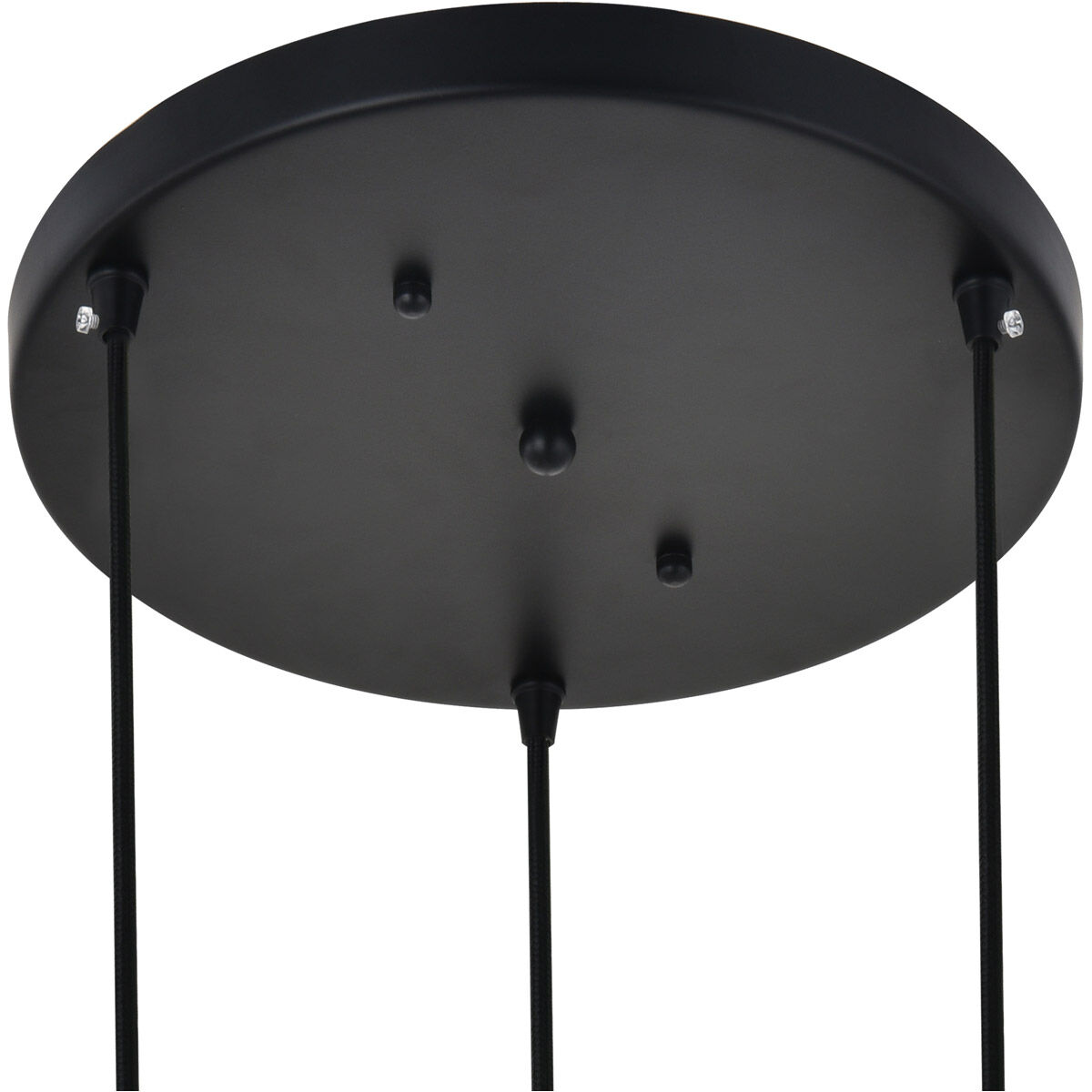Waltz 3 Light 19 inch Black Pendant Ceiling Light