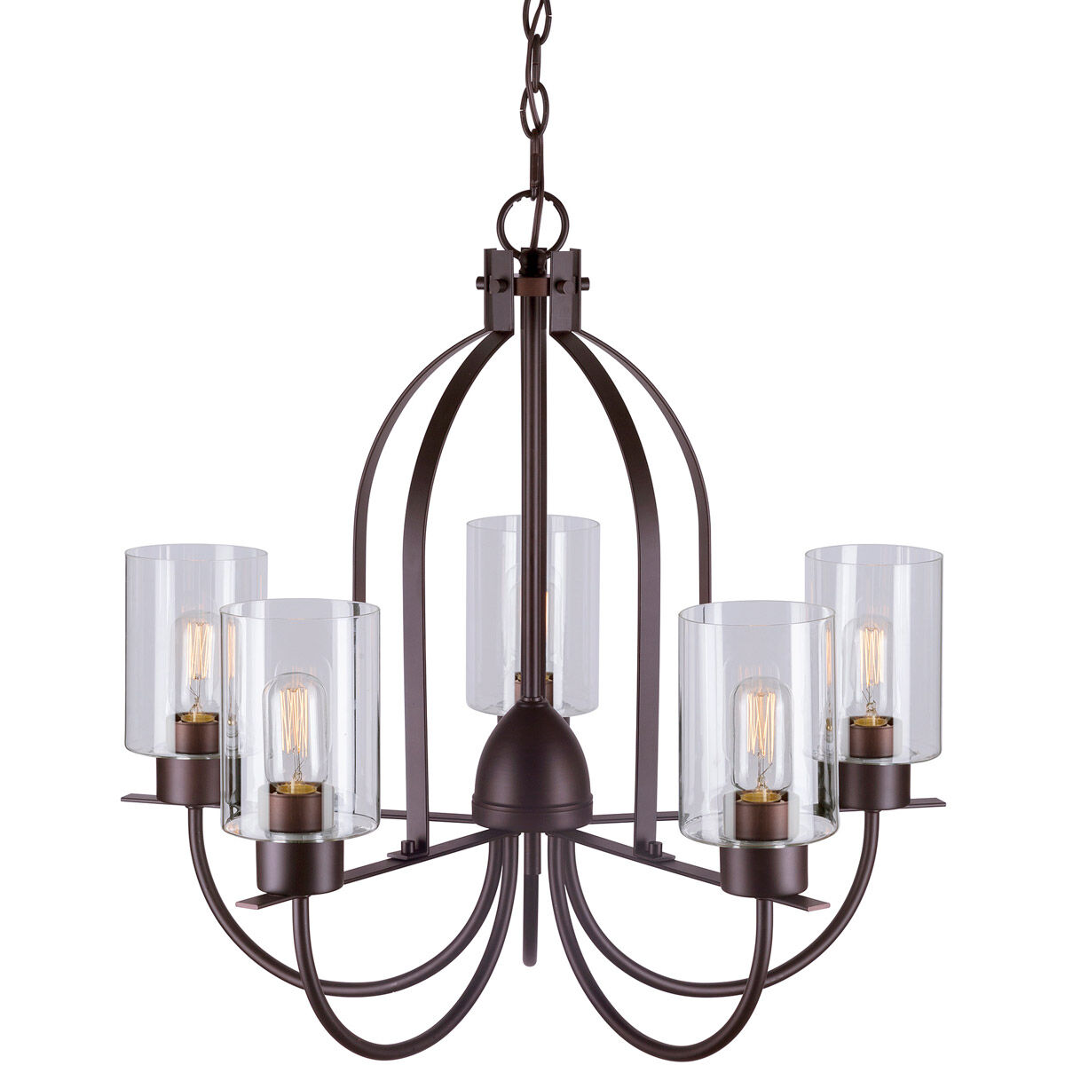 Tama 5 Light 26 inch Antique Bronze Chandelier Ceiling Light