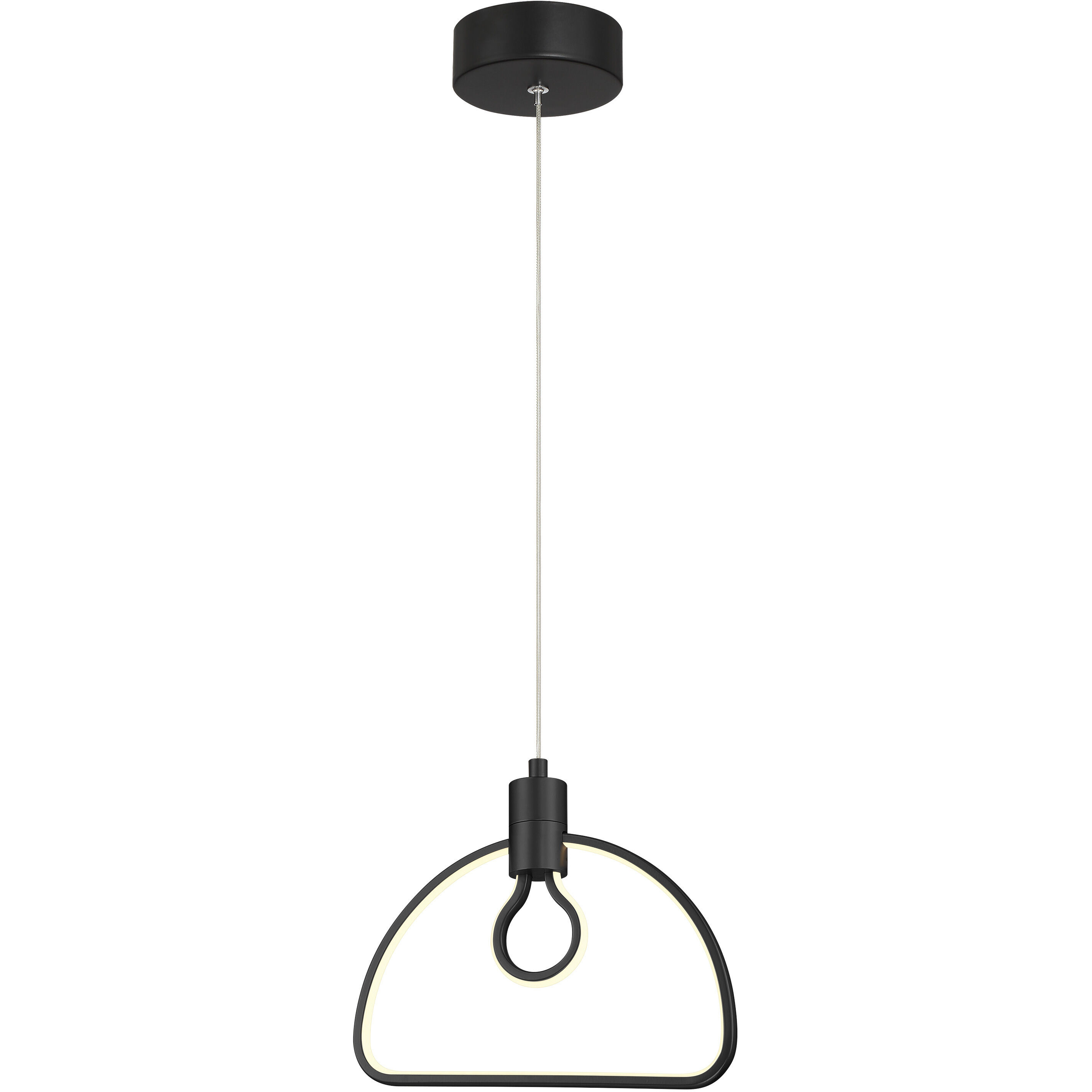 Edison's Outline LED 10.38 inch Coal Pendant Ceiling Light