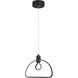 Edison's Outline LED 10.38 inch Coal Pendant Ceiling Light