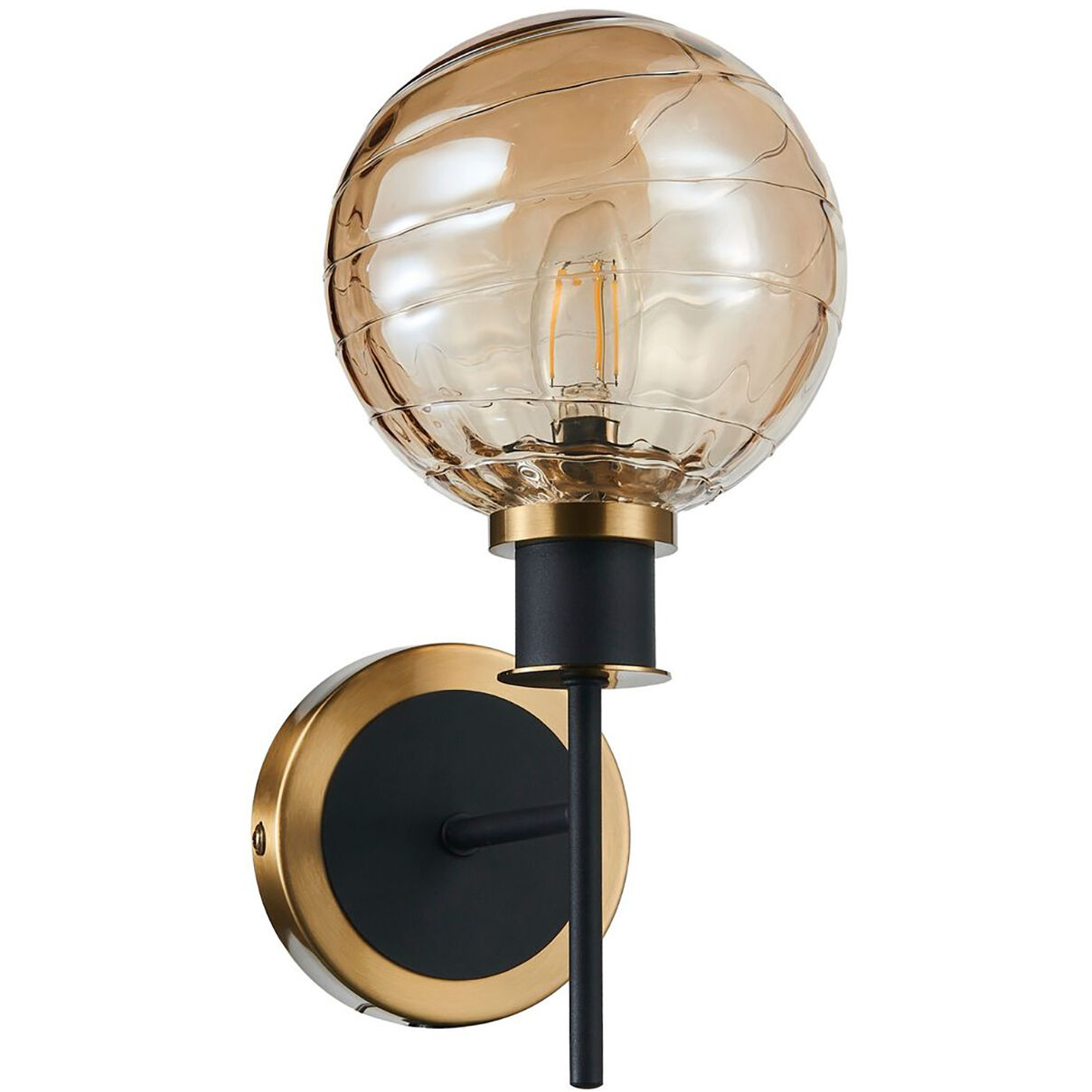 Gem Wall Sconce Wall Light in Amber