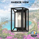 Harbor View 1 Light 13 inch Coal Outdoor Wall Mount, Great Outdoors