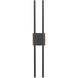 Slate LED 4.7 inch Matte Black ADA Wall Sconce Wall Light