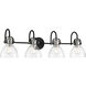 Monico 4 Light 35.75 inch Bathroom Vanity Light