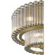 Glasbury 9 Light 23.75 inch Gold Flush Mount Ceiling Light