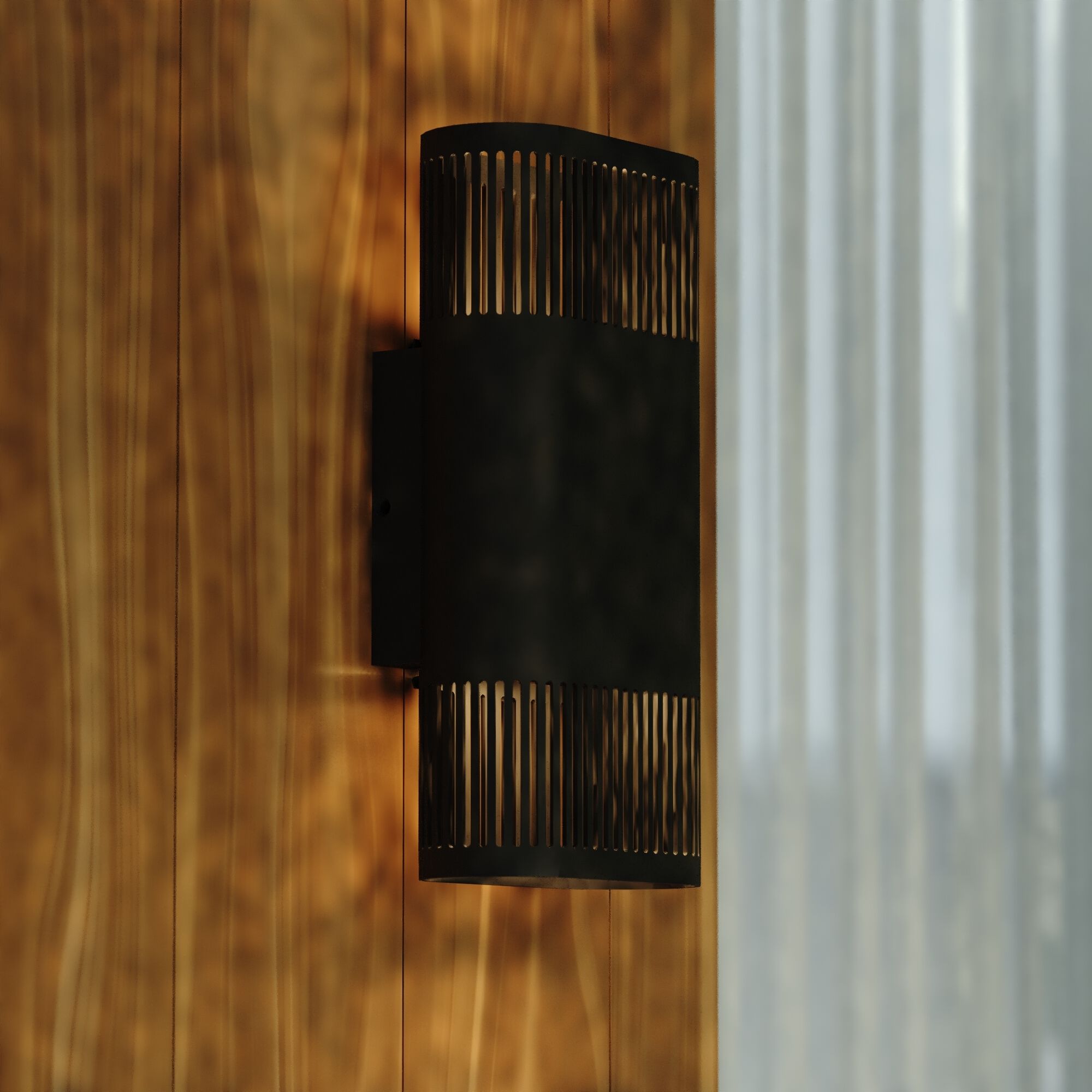 Skyline LED 10.25 inch Textured Black Outdoor Wall Sconce