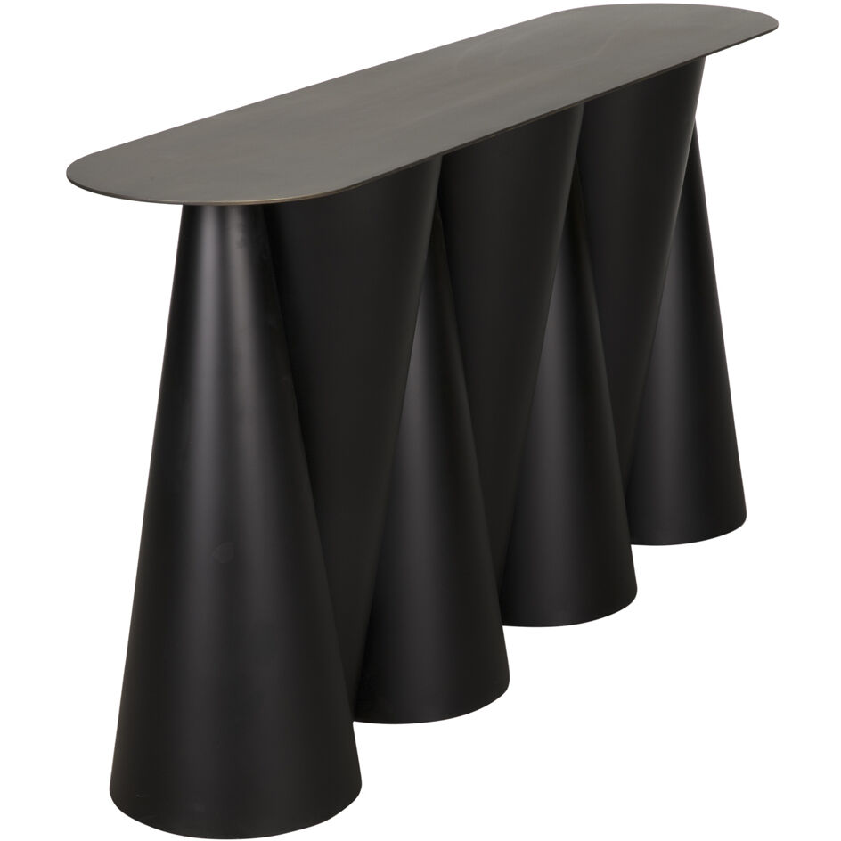 Salt and Pepper 59 X 13.5 inch Matte Black Console
