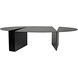 Minerva 66 X 29.5 inch Matte Black Coffee Table