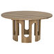 Kirill 60 X 60 inch White Oak Dining Table