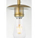 Baxter 1 Light 14 inch Brass Pendant Ceiling Light