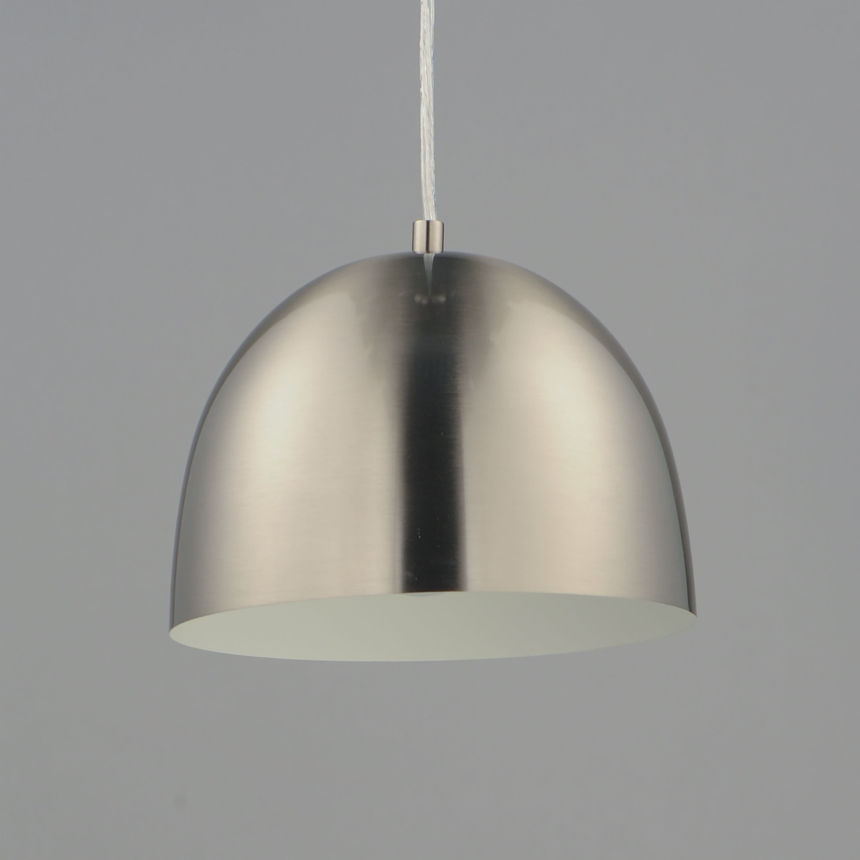 Tova 1 Light 9 inch Satin Nickel Single Pendant Ceiling Light
