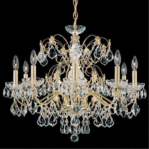 Century 9 Light 26 inch Antique Silver Chandelier Ceiling Light