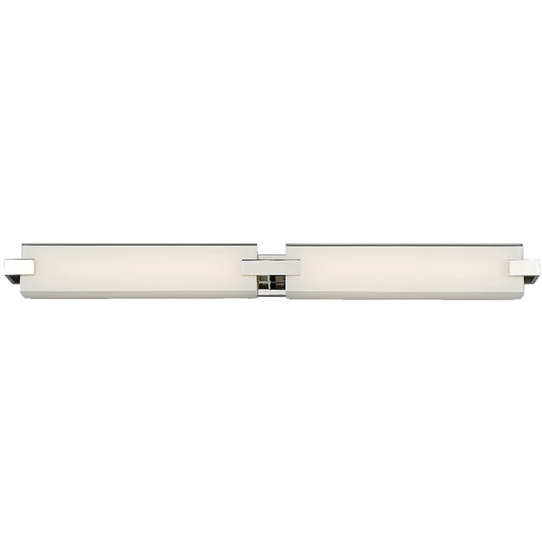 Bliss LED 36 inch Polished Nickel Bath Vanity & Wall Light in 2700K, dweLED