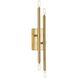 Arya 4 Light 20 inch Brushed Gold ADA Wall Bracket Wall Light, Design Series