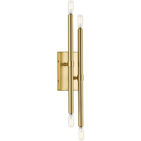 Arya 4 Light 20 inch Brushed Gold ADA Wall Bracket Wall Light, Design Series