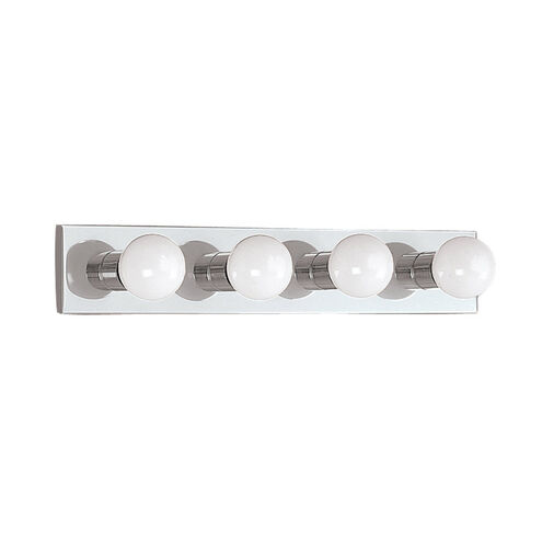 Center Stage 4 Light 24 inch Chrome Bath Vanity Wall Sconce Wall Light
