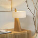Obelisk 29 inch 22 watt Natural Ash Table Lamp Portable Light