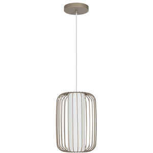Terrarosa 1 Light 9.53 inch Light Sand Pendant Ceiling Light