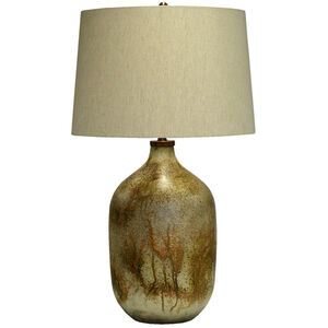 Chambers 32 inch 150.00 watt Handfinished Rustic Gold Table Lamp Portable Light