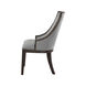 Janis Light Denim and Ebony Stain Accent Chair